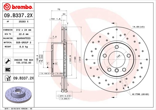 FREN DISKI BMW E90 - E91 - E92 - F20 - F30 - F33 - F34 - F36 ON