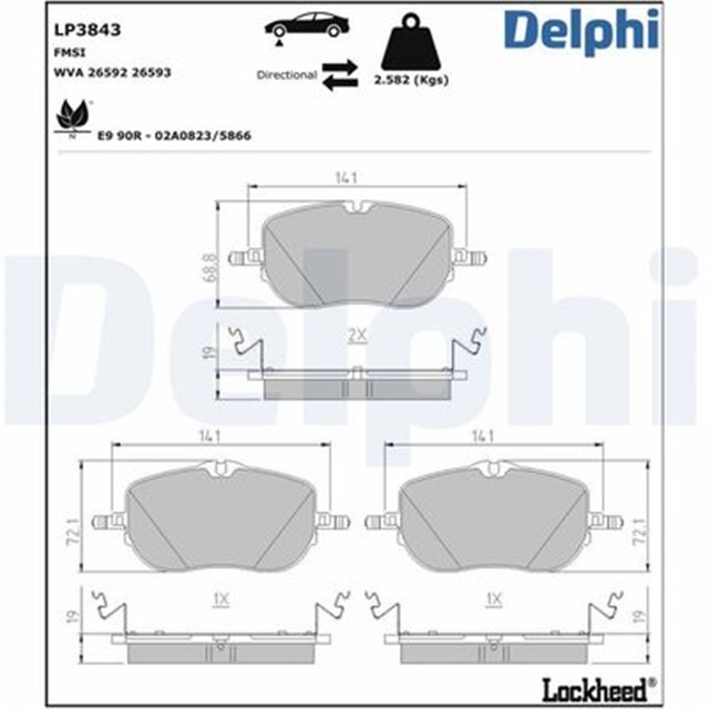 FREN BALATASI MERCEDES - BENZ C - SERIES ON 03 - 2021