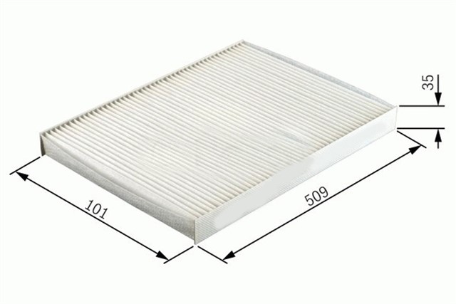 POLEN FILTRESI MONDEO III 11/00 07 JAGUAR XTYPE 01 - 09 KARBONSUZ CU5141