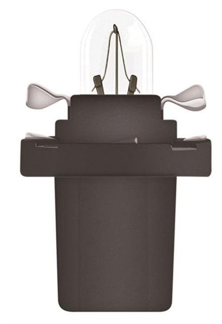 AMPUL 12V MF 1.2 B8.5D DUYLU AMPUL SIYAH SOKET