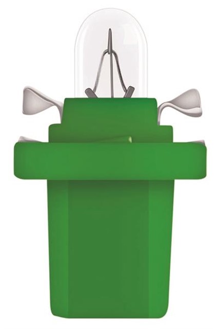 AMPUL 12V MFX 2 BX8.5D DUYLU AMPUL YESIL SOKET