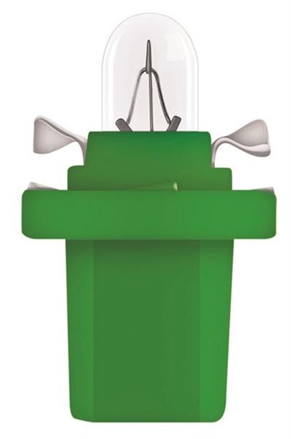 AMPUL 12V MF 2 B8.5D DUYLU AMPUL YESIL SOKET