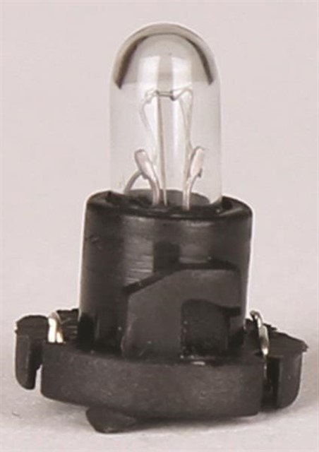 AMPUL 12V T5 1.2 DUYLU AMPUL SIYAH SOKET