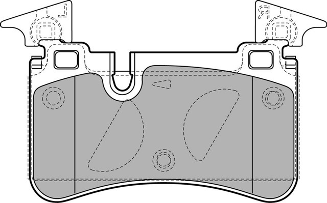 FREN BALATASI ARKA MERCEDES AMG W204 S204 C204 C219 W211 W212 S212 R230