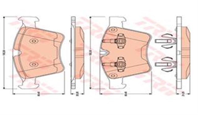 FREN BALATASI ON MERCEDES GL - CLASS X164 06 12