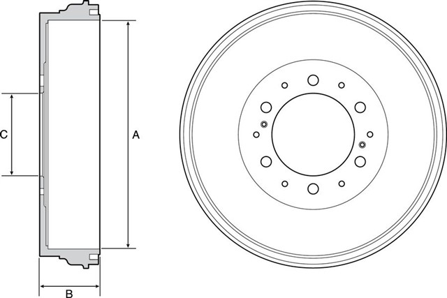 FREN KAMPANASI ARKA TOYOTA HILUX III PICK - UP 2.5 D - 4D 4WD 08.05 - 05