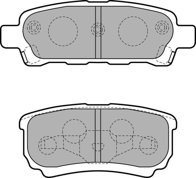 FREN BALATASI ARKA CHRYSLER SEBRING / DODGE CALIBER / JEEP COMPASS. PATRIOT / MITSUBISHI LANCER. OUT
