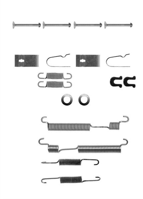 FREN PABUC MONTAJ TAKIMI ARKA HONDA BALLADE. CIVIC. CIVIC CRX. CRX / ROVER 213. 216 09/83 04/98