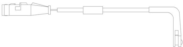FREN IKAZ KABLOSU ON OPEL SIGNUM. VECTRA 08/02