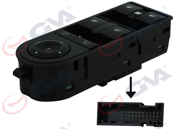 CAM ACMA KAPAMA ANAHTARI SOL ASTRA H - ZAFIRA B DORTLU CERCEVELI DIKIZ AYNA KONT.