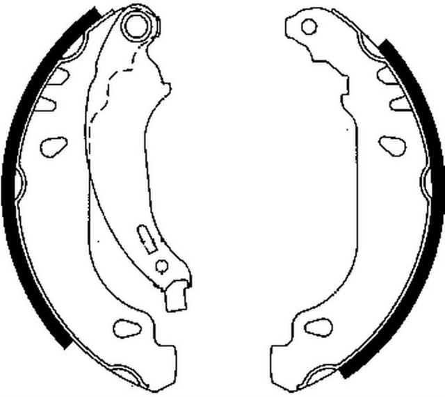 ARKA PABUC BALATA CLIO II 98 05 SYMBOL II 08 LOGAN 04 11 SANDERO 08 11 180X40
