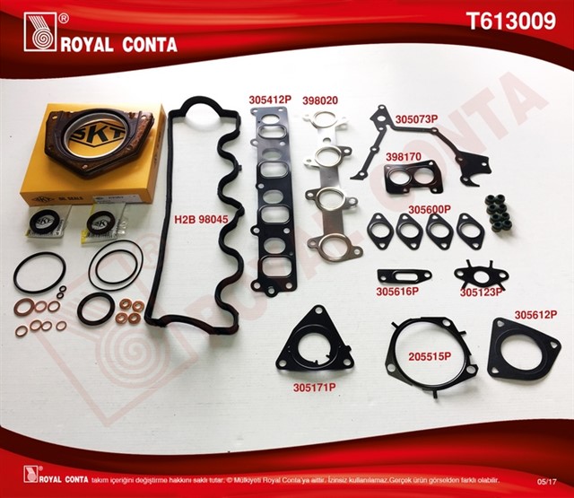 MOTOR TAKIM CONTA SKT.KECELI SKC SIZ DOBLO - PUNTO 1.9JTD 182.B9.00/188.A2.00 4081111 MOT.ITIBAREN