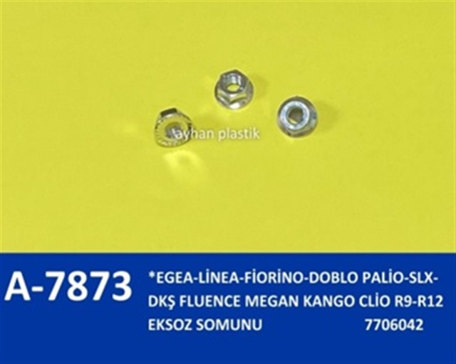 EKSOZ SOMUNU EGEA - LINEA - FIORINO - DOBLO PALIO - SLX - DKS FLUENCE MEGAN KANGO CLIO R9 - R12