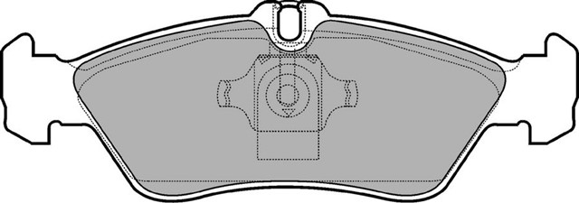 FREN BALATASI ARKA MERCEDES SPRINTER B901 B904 . VW LT 28 - 35 - 46