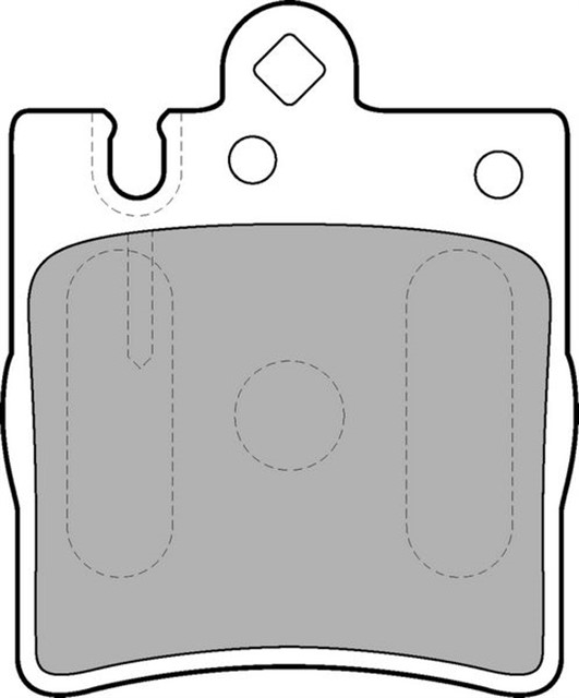 FREN BALATASI ARKA MERCEDES W203 CL203 C209 W210 R171