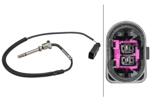 EGZOZ SICAKLIGI SENSORU 2 - KUTUPLU 490MM VW