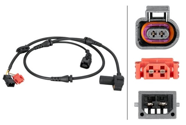 TEKERLEK HIZ SENSORU 2 - KUTUPLU ON AKS AUDI A4 - A6 - VW PASSAT