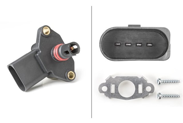 EMME MANIFOLDU BASINC SENSORU AUDI - VW - SKODA - SEAT 4 KUTUPLU