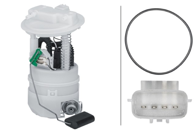 YAKIT BESLEME UNITESI 12V ELEKTRIKLI 4 - KUTUPLU RENAULT CAPTUR - CLIO