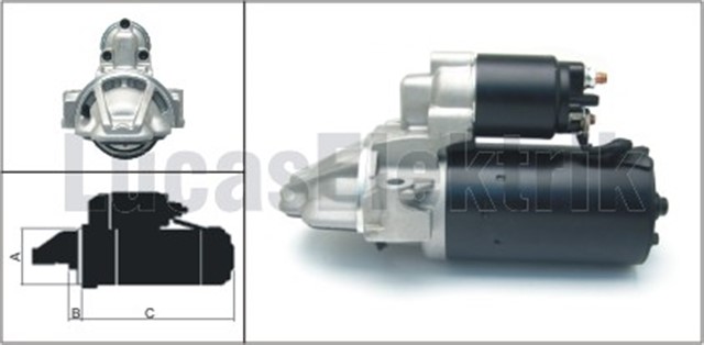 MARS MOTORU 12V 2KW 12 DIS TRANSIT V347 2.2TDCI / 2.4 TDCI / 3.2TDCI 06 / BOXER III JUMPER III 22 DT PUMA 2.2HDI DUCATO 2.2JTD 100CV