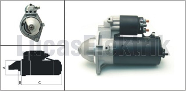 MARS MOTORU 12V / 2.0KW / 10DIS OPEL ASTRA G.FRONTERA.