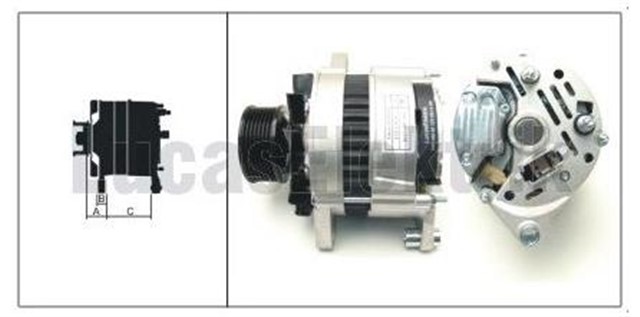 ALTERNATOR 12V / 80A TUMOSAN MAXIMA 9100 SERISI
