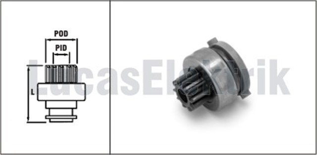 MARS DISLISI MOTOCRAFT TIP 10 DIS FORD FOCUS 15824 / 1006209824