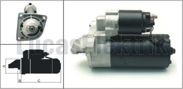 MARS MOTORU 12V 2.0KW 9 DIS ALFA ROMEO 145 147 156