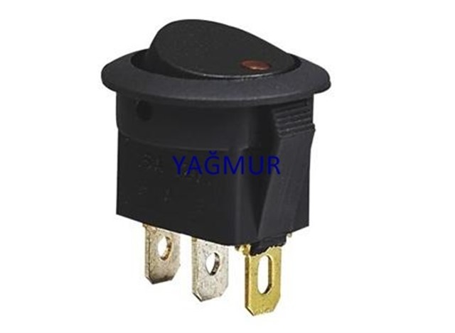 AC KAPA BUTON 12V TEKLI LEDLI