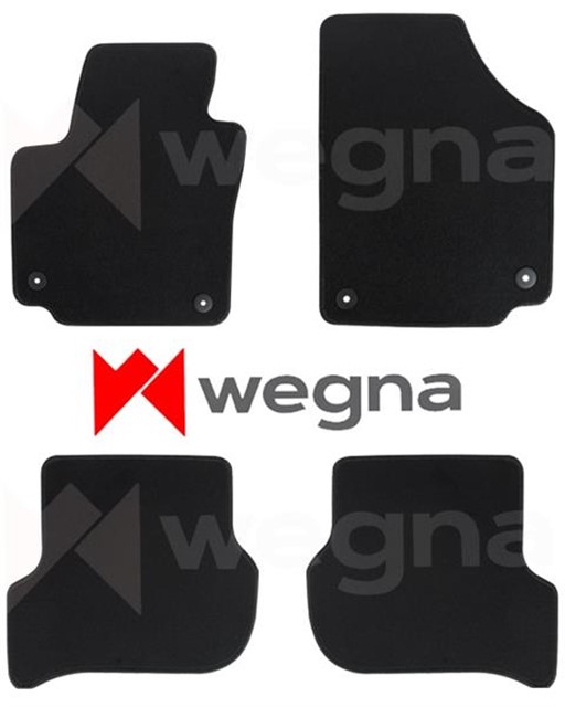 HALI PASPAS SIYAH SEAT LEON 2006 - 2012