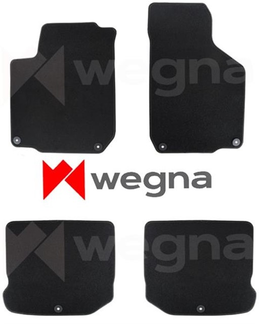 HALI PASPAS SIYAH VW BORA 1998 - 2004