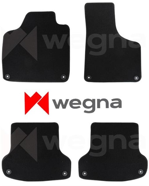 HALI PASPAS SIYAH AUDI A3 2003 - 2012