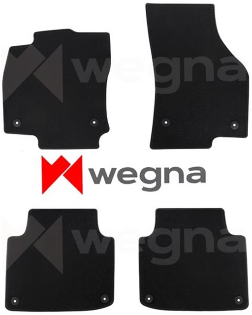 HALI PASPAS SIYAH SKODA SUPERB 2015