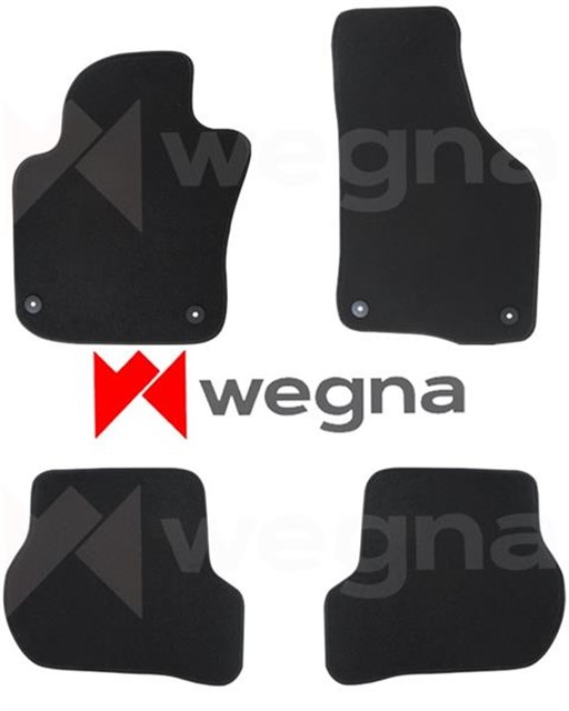 HALI PASPAS SIYAH VW GOLF 6 2009 - 2013