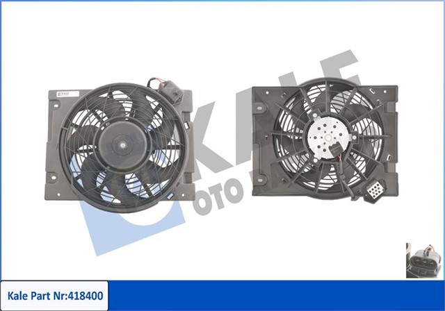FAN MOTORU DAVLUMBAZLI ASTRA G - ZAFIRA 99 160W - 295MM