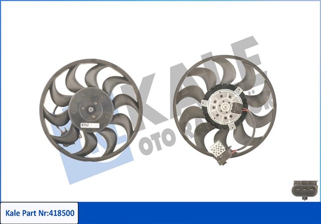 FAN MOTORU PERVANELI OPEL ASTRA H - ZAFIRA B 280W - 315MM
