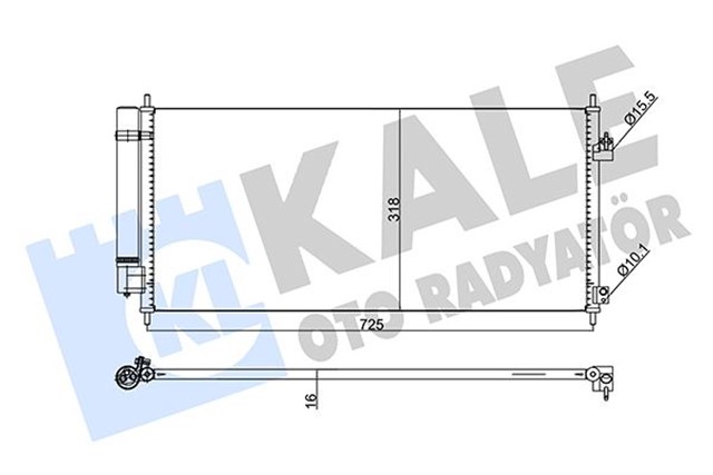 KLIMA KONDENSERI HONDA JAZZ 1.2 - 1.3 08 AL/AL