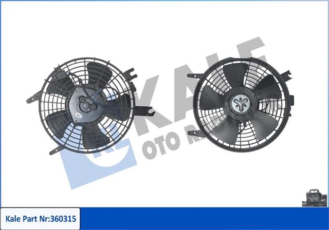 FAN GRUBU TOYOTA COROLLA E11 1.3 2.0D 97 - 01 - 12V