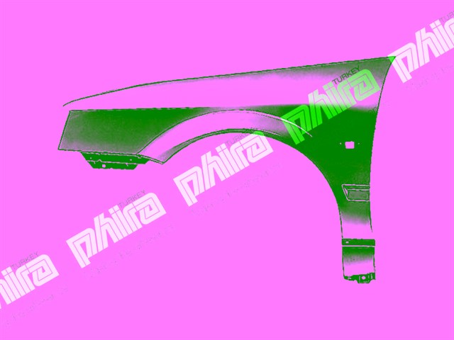 CAMURLUK ON SOL SINYAL DELIKLI SAC RENAULT R19 1992 - 2001