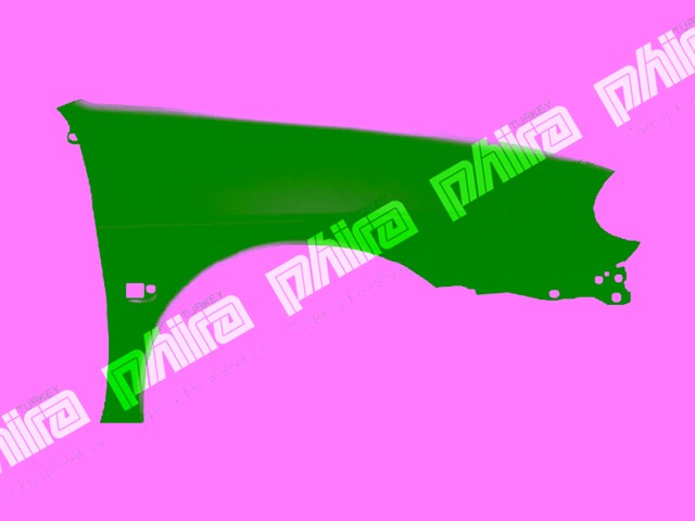 CAMURLUK ON SAG SINYAL DELIKLI SAC RENAULT MEGANE 1999