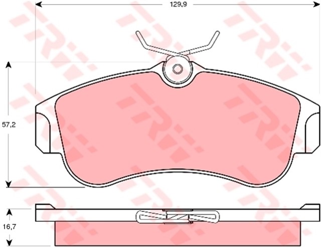 ON BALATA ALMERA II N16 1.5 1.8 2.0DI 00 1.5DCI 03 PRIMERA P10 1.6 2.0GT 90 - 96 P11 1.6