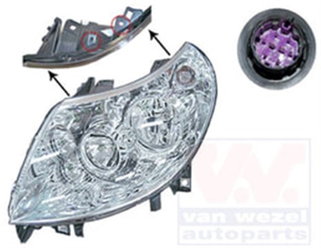 FAR SINYAL SOL MOTORLU BOXER - JUMPER - DUCATO 06 - 14 H1 H7