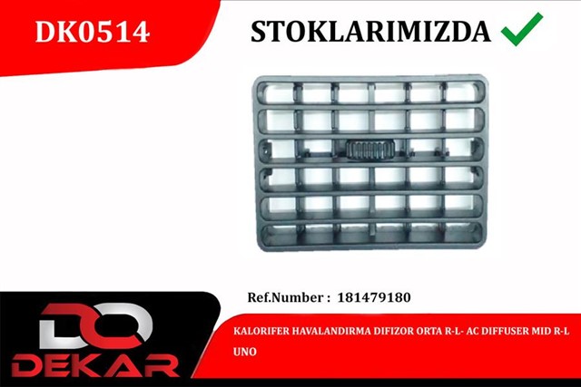 KALORIFER HAVALANDIRMA DIFIZOR ORTA R - L UNO