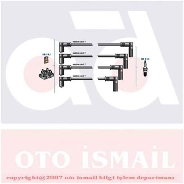 BUJI KABLO TK TMPR 1.4 - 1.6 ENJ. - TIPO 1.6 93 - 96