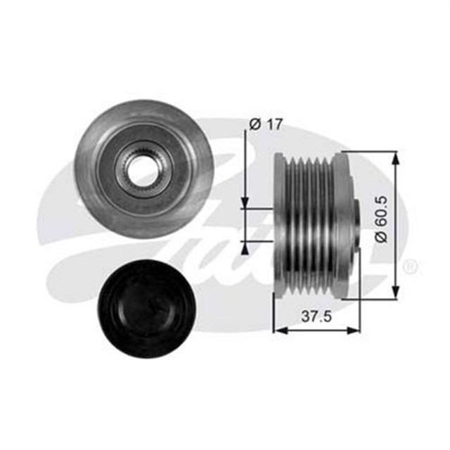 ALTERNATOR KASNAGI RULMANLI DOBLO 01 - - BRAVO 96 - 01 - MAREA 96 - 1.9TD - 1.9JTD