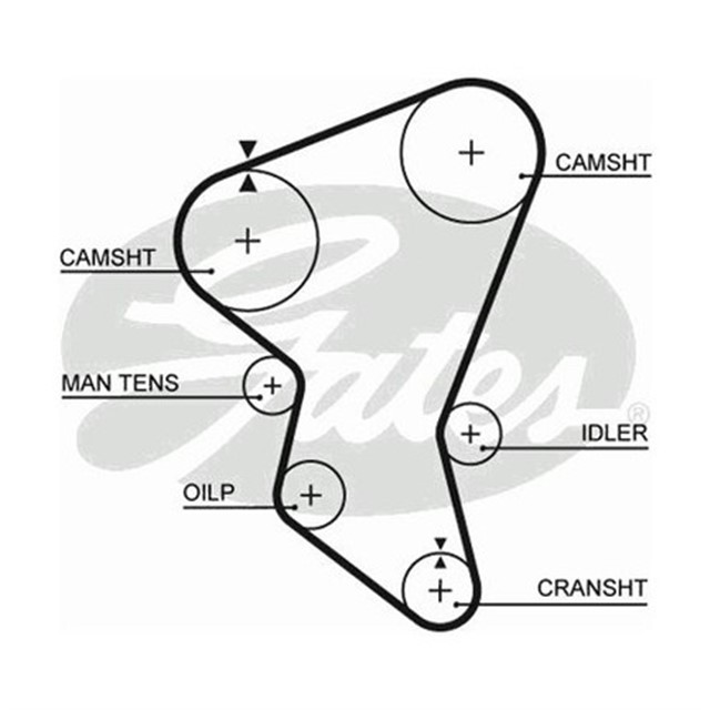 X TRIGER KAYISI 137X300 ISUZU MIDI 2.0TD 8V 90 - 92 2.2D 8V 88 - 92 2.4TD 8V 92 - 96 CT516