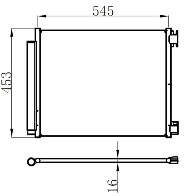 KLIMA RADYATORU KONDENSERI RENAULT MEGANE IV 15 TALISMAN 15 GRAND SC NIC IV 16 1.2TCE 1.3 TCE 1.5DCI 1.6SCE 1.6DCI AC MEK. ATOM. AL BRZ