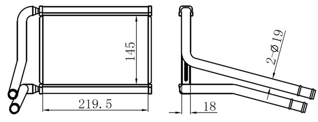 KALORIFER RADYATORU BRAZING ACCENT ERA 145X226X18