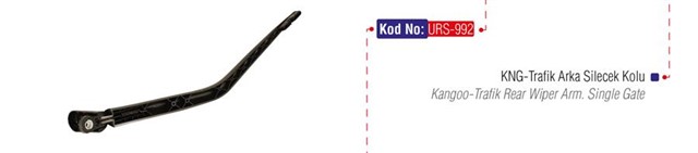 SILECEK KOLU ARKA KNG - TRAFIC