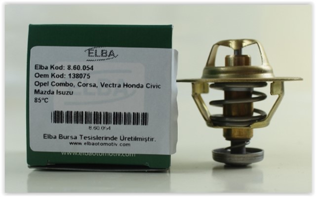 TERMOSTAT 85C OPEL ASTRA H 1.7CDTI - COMBO 1.7D - CORSA B 1.5D - CORSA C 1.7DTI - VECTRA B 1.7TD